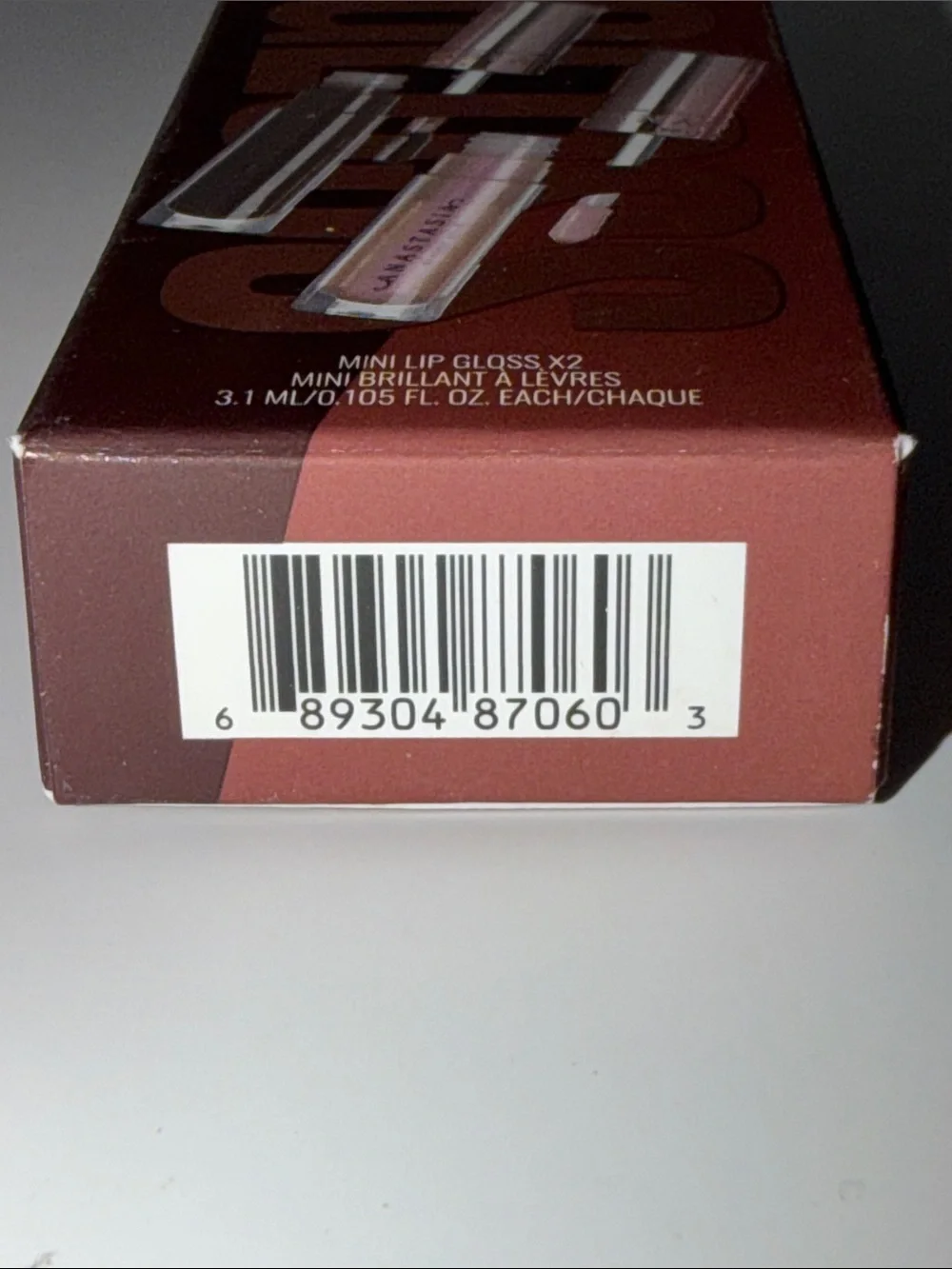 Anastasia Beverly Hills HIGH SHINE MINI LIP GLOSS DUO in AURA+MOLTEN NIB!